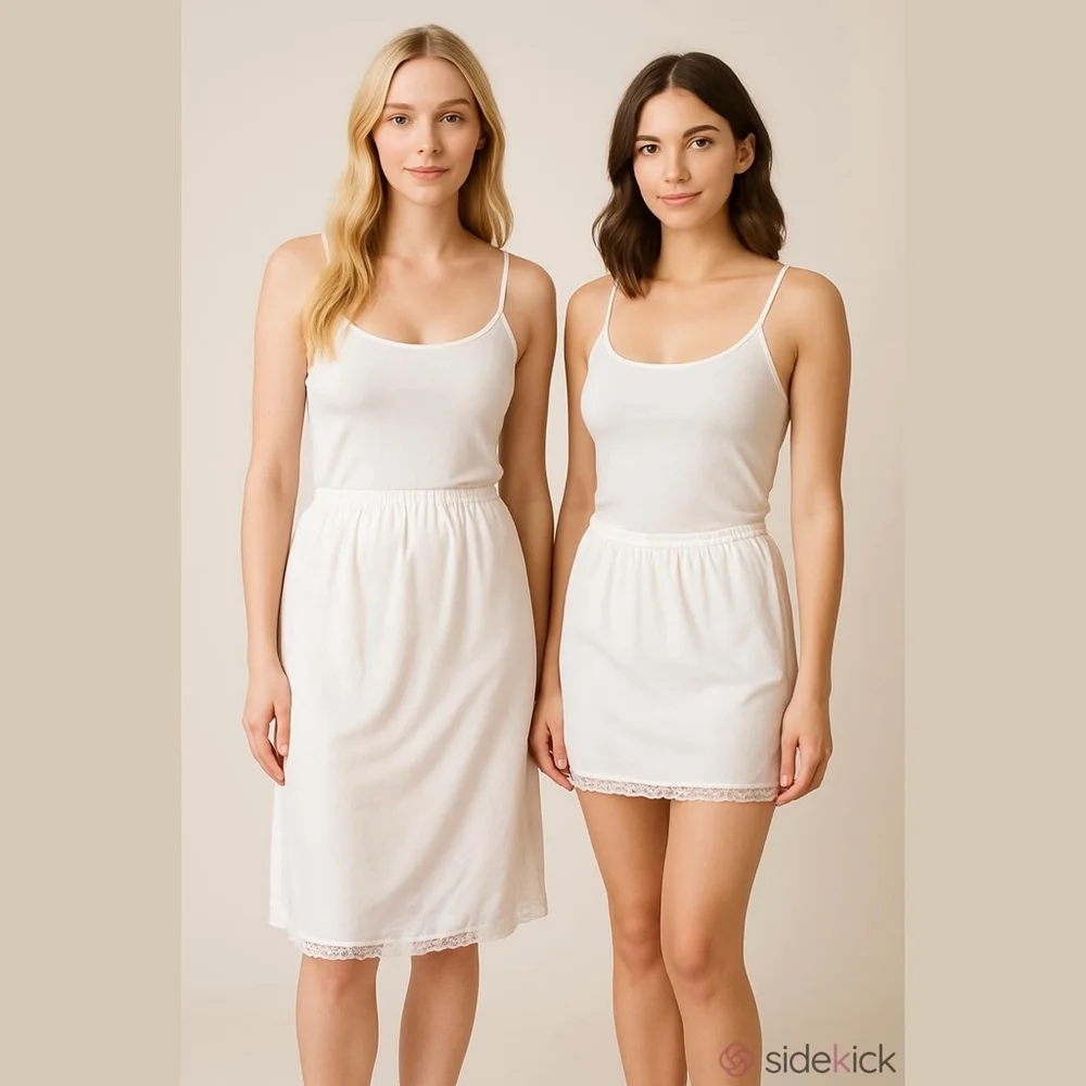 Women's Jockey Life Chemise & Slip S Beige